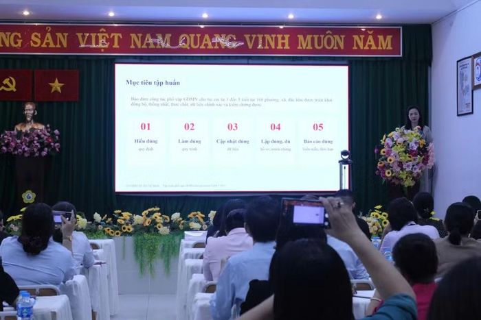 Hội nghị tập huấn có 168 phường, xã, đặc khu tại TPHCM tham gia.