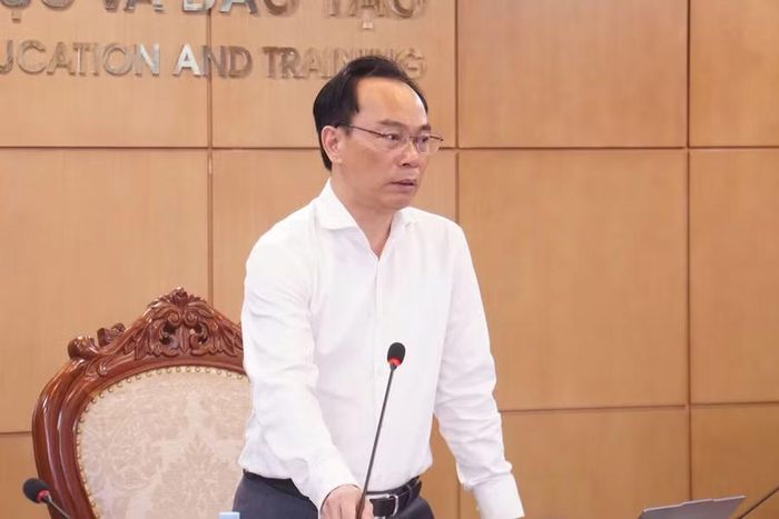 Bộ trưởng Hoàng Minh Sơn phát biểu khai mạc.