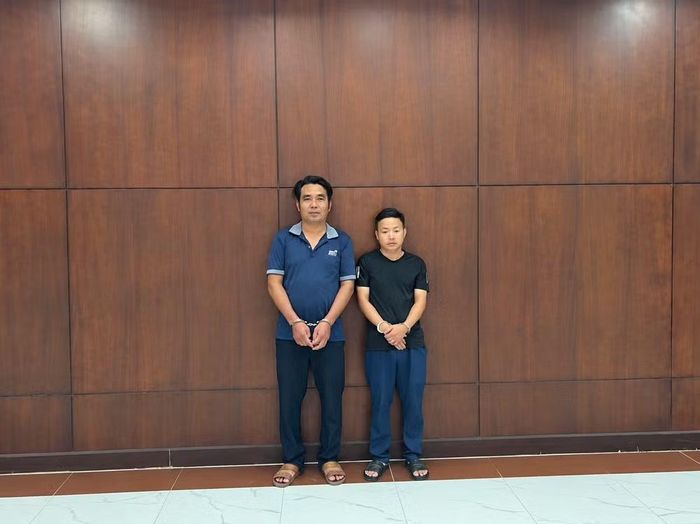 Đối tượng Ngô Sỹ Mạnh và Hồ Sỹ Hải. (Ảnh: CACC)
