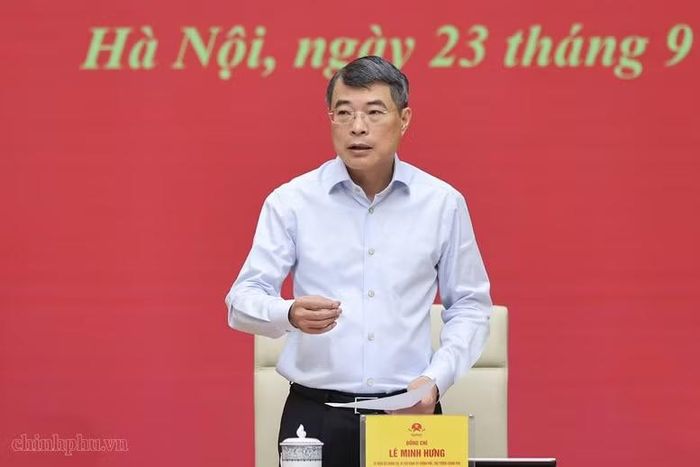 Ông Lê Minh Hưng cho biết, thời gian qua, công tác lãnh đạo, chỉ đạo, điều hành phát triển kinh tế - xã hội, bảo đảm quốc phòng - an ninh và các lĩnh vực đã đạt những kết quả tích cực - Ảnh: CP