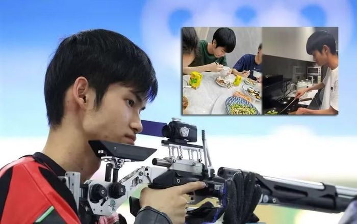 Sheng Lihao thường khoe lên mạng những hình ảnh anh nấu nướng và ăn uống