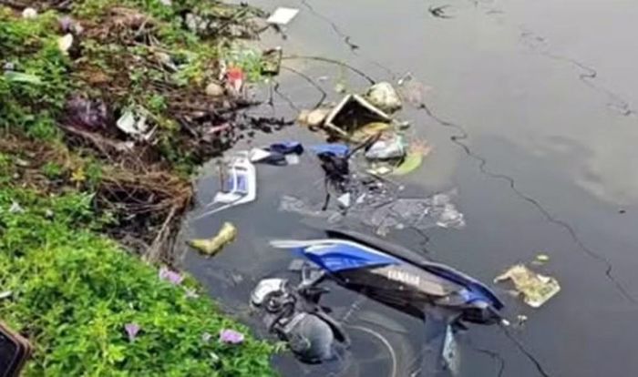 Khu vực phát hiện xe máy được đăng tải lên mạng xã hội.
