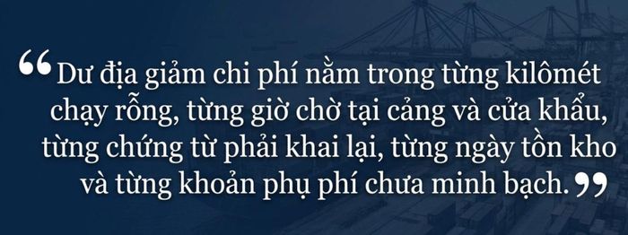 TS. Bùi Bá Nghiêm đề xuất nền tảng điều phối logistics quốc gia phải kết nối các hệ thống hiện có.