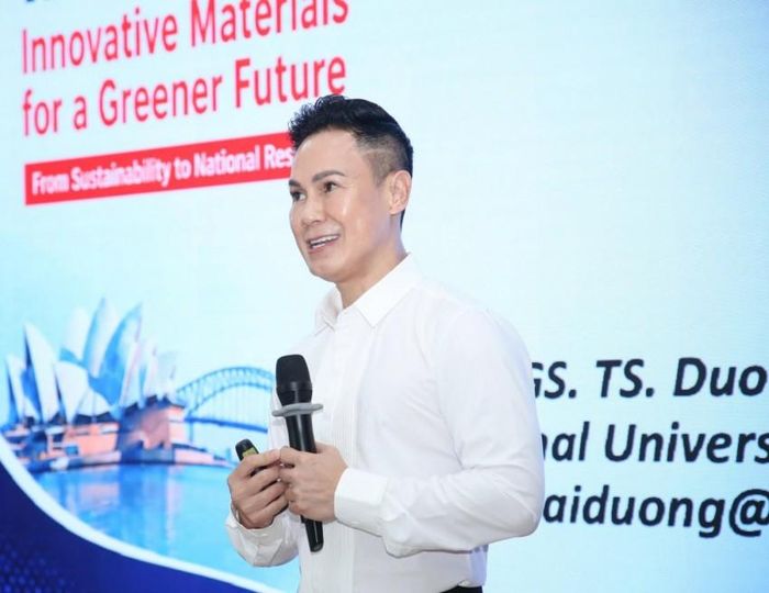 PGS.TS. Dương Minh Hải chia sẻ những nội dung chuyên sâu về chất liệu Aerogel - một hướng đi đột phá trong tái chế và nâng cao giá trị chất thải công nghiệp.