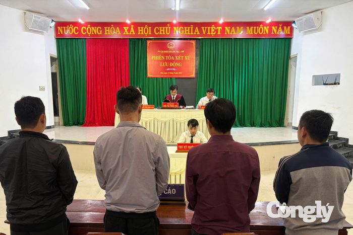 Toàn cảnh phiên toà xét xử 3 anh em lĩnh án vì đuổi, đánh nhau bằng mái chèo trên đường phố Huế.