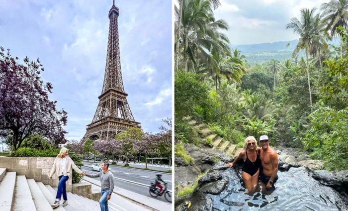 Vợ chồng U60 trẻ trung khi đi du lịch khắp thế giới. Ảnh: Shelly Peterson/Travel&Leisure