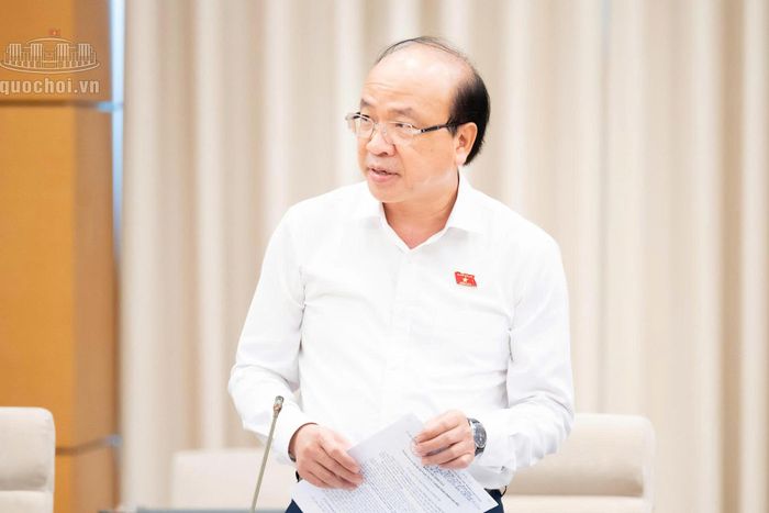 Chủ nhiệm Ủy ban Pháp luật và Tư pháp Phan Chí Hiếu. Ảnh: Media QH