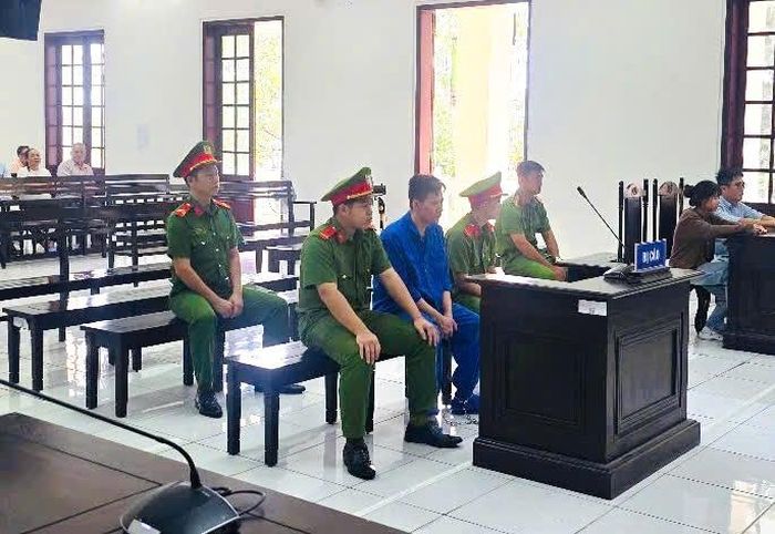 Bị cáo tại phiên tòa xét xử.