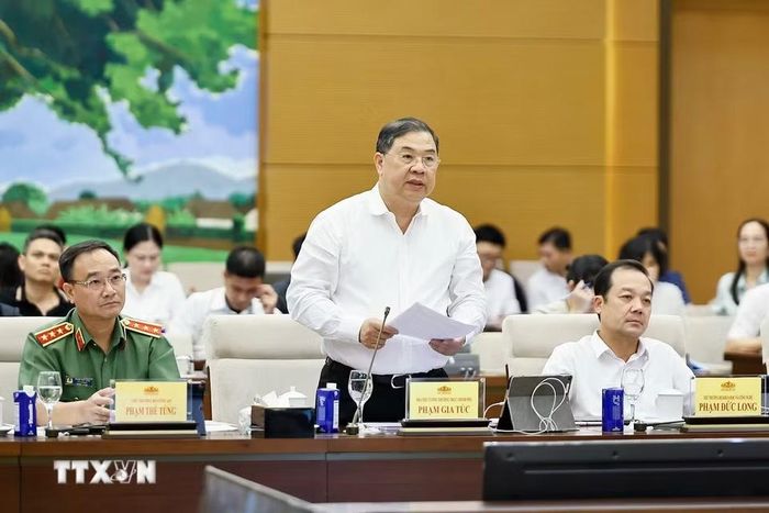 Phó Thủ tướng Thường trực Chính phủ Phạm Gia Túc phát biểu. (Ảnh: Doãn Tấn/TTXVN)