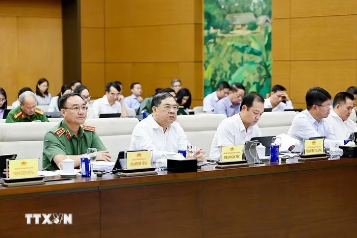 Phó Thủ tướng Thường trực Chính phủ Phạm Gia Túc dự phiên họp. (Ảnh: Doãn Tấn/TTXVN)