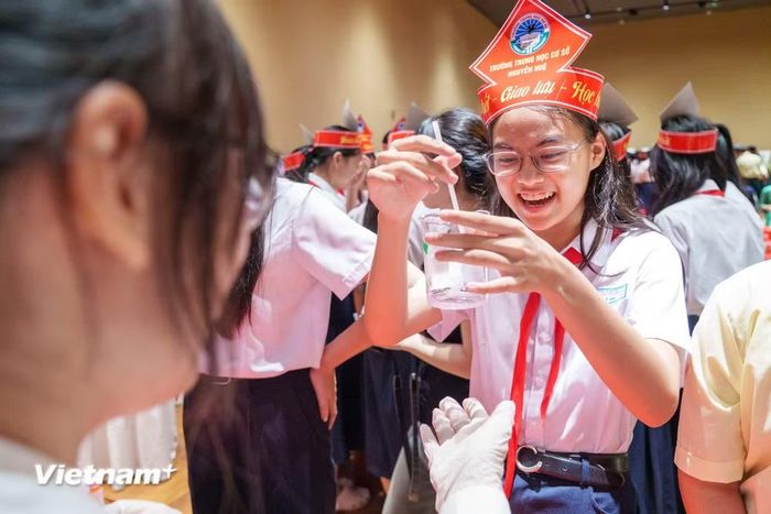 Nhiều hoạt động sôi nổi tại triển lãm. (Ảnh: Thanh Phong/Vietnam+)