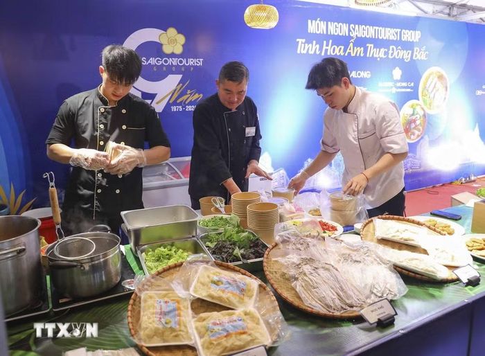 Liên hoan ẩm thực Điện Biên năm 2024. (Ảnh minh họa: TTXVN)