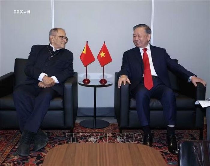 Tổng Bí thư, Chủ tịch nước Tô Lâm gặp Tổng thống Timor Leste José Ramos-Horta.