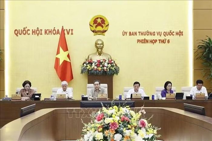 Chủ tịch Quốc hội Trần Thanh Mẫn phát biểu. Ảnh: Doãn Tấn/TTXVN