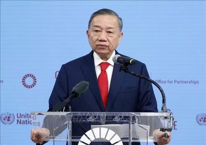 Tổng Bí thư, Chủ tịch nước Tô Lâm phát biểu. Ảnh: Thống Nhất/TTXVN