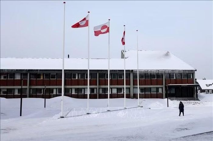 Toà nhà Nghị viện Greenland ở thành phố Nuuk. Ảnh: THX/TTXVN phát