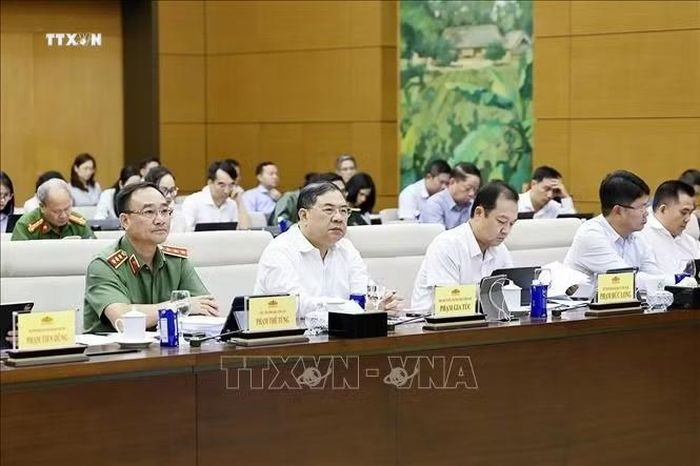 Phó Thủ tướng Thường trực Chính phủ Phạm Gia Túc dự phiên họp. Ảnh: Doãn Tấn/TTXVN.