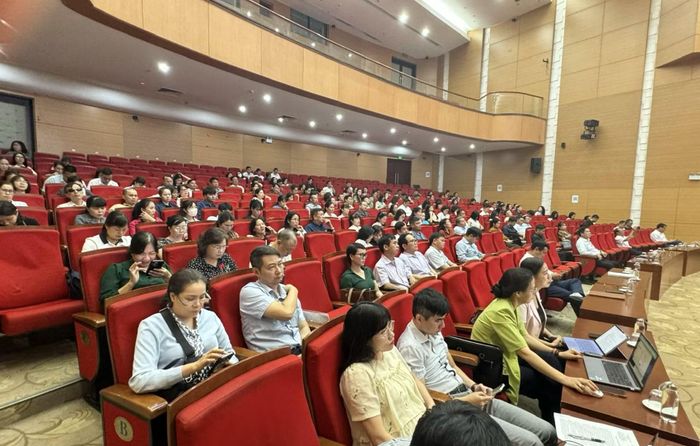 Quang cảnh lớp tập huấn.