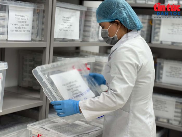 Công tác giám định ADN tại Viện Pháp y Quốc gia.