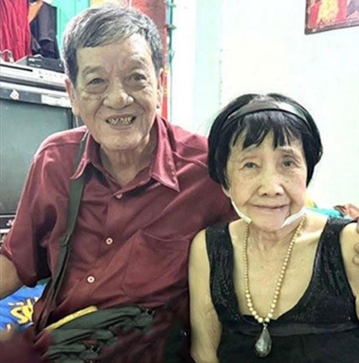 Vợ chồng nghệ sĩ cải lương Kim Lệ Thủy - Đỗ Ẩn.