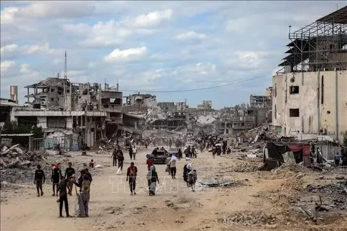 Người dân Palestine tại Dải Gaza. Ảnh minh họa: THX/TTXVN
