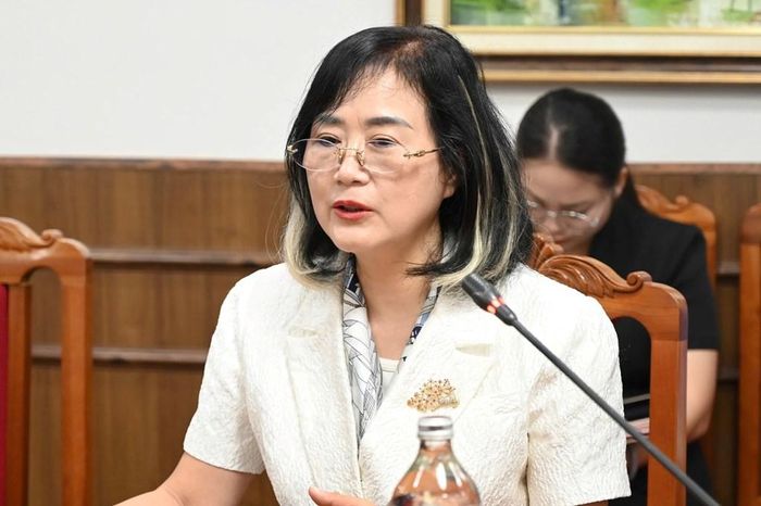 bà Hạ Thúy Hạnh, Phó Chủ tịch Hiệp hội Trang trại và Doanh nghiệp nông nghiệp Việt Nam. Ảnh: Báo NN và MT