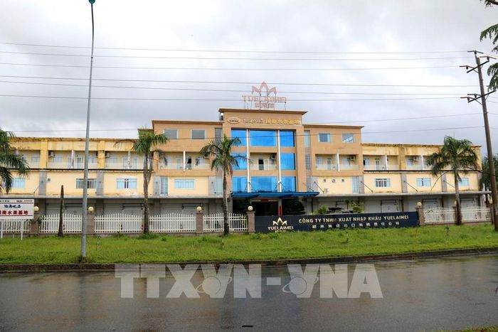 Một doanh nghiệp có vốn đầu tư nước ngoài tại Khu công nghiệp Hàm Kiệm 1 (xã Hàm Kiệm, tỉnh Lâm Đồng). Ảnh: Nguyễn Thanh – TTXVN