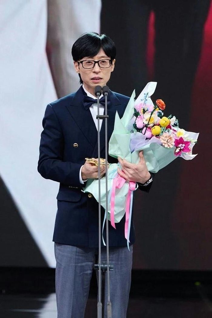 Lần đầu tiên Yoo Jae Suk phải hủy ghi hình sau 35 năm hoạt động nghệ thuật. (Ảnh Yonhapnews)