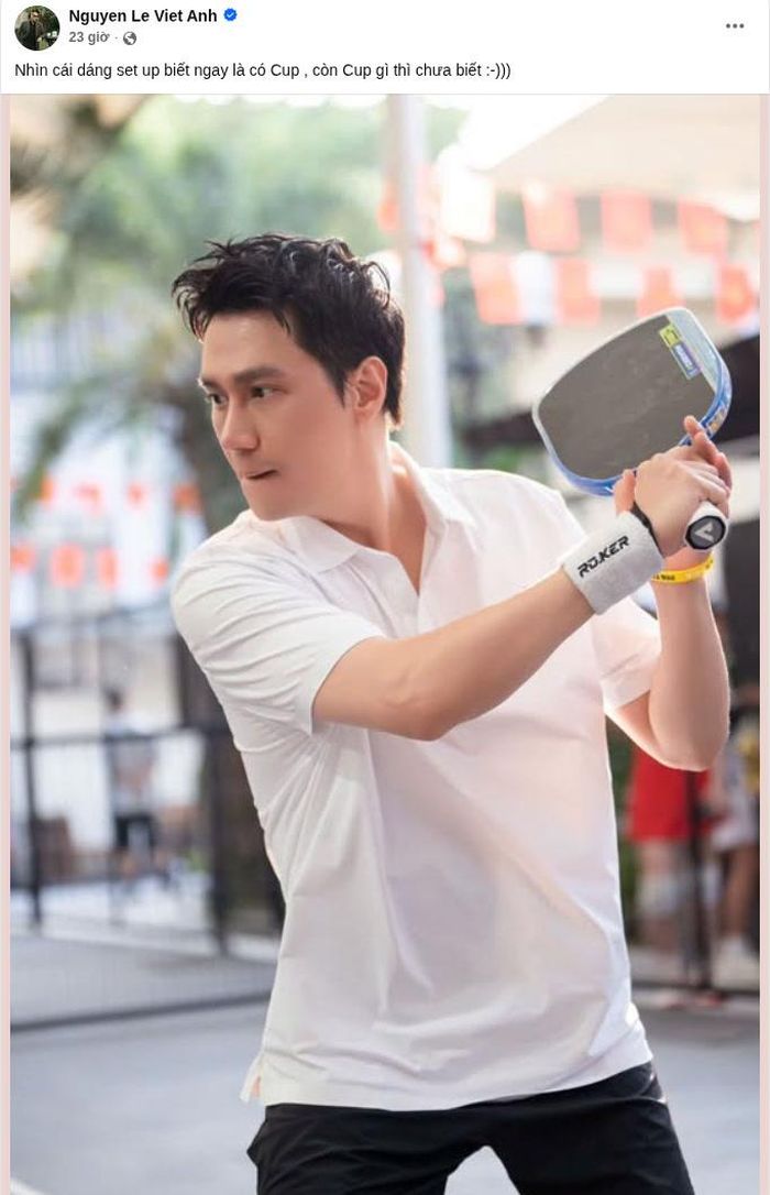 Bài đăng của Việt Anh trên trang cá nhân. Ảnh: FBNV