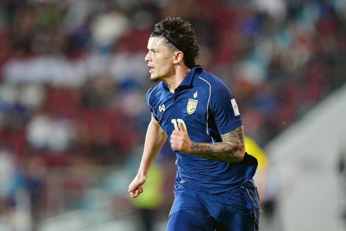 Soonsup-Bell cùng nhiều ngôi sao khác của Đội tuyển Thái Lan sẽ tranh tài tại FIFA ASEAN CUP 2026. Ảnh: FAT.