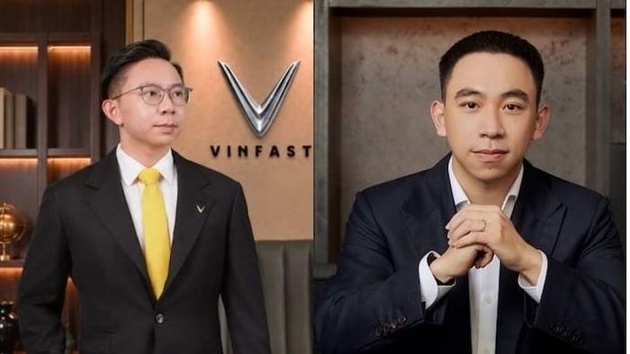 Ông Phạm Nhật Quốc Anh và ông Phạm Nhật Minh Hoàng, lãnh đạo thuộc thế hệ F2 của Vingroup