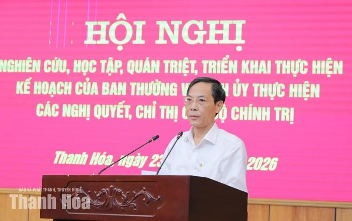 Phó Chủ tịch UBND tỉnh Đầu Thanh Tùng quán triệt kế hoạch của Ban Thường vụ Tỉnh ủy về thực hiện Nghị quyết số 26-NQ/TW, ngày 22/8/2026 của Bộ Chính trị về phát triển du lịch Việt Nam trở thành ngành kinh tế mũi nhọn trong kỷ nguyên mới.