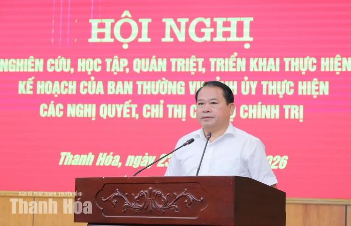 Trưởng Ban Tổ chức Tỉnh ủy Nguyễn Văn Hùng quán triệt kế hoạch của Ban Thường vụ Tỉnh ủy về thực hiện Nghị quyết số 24-NQ/TW, ngày 22/8/2026 của Bộ Chính trị về phát huy tính tiên phong, gương mẫu, tinh thần đổi mới, dám nghĩ, dám làm, dám chịu trách nhiệm của đội ngũ cán bộ, đảng viên trong kỷ nguyên mới.