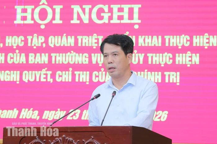 Trưởng Ban Tuyên giáo Tỉnh ủy Đào Xuân Yên quán triệt kế hoạch của Ban Thường vụ Tỉnh ủy thực hiện Nghị quyết số 25-NQ/TW, ngày 22/8/2026 của Bộ Chính trị về chiến lược công tác tư tưởng trong bối cảnh mới và kế hoạch thực hiện Chỉ thị số 07-CT/TW, ngày 13/7/2026 của Bộ Chính trị về đẩy mạnh học tập, thực hành tư tưởng, đạo đức, phương pháp, phong cách Hồ Chí Minh trong giai đoạn phát triển mới.