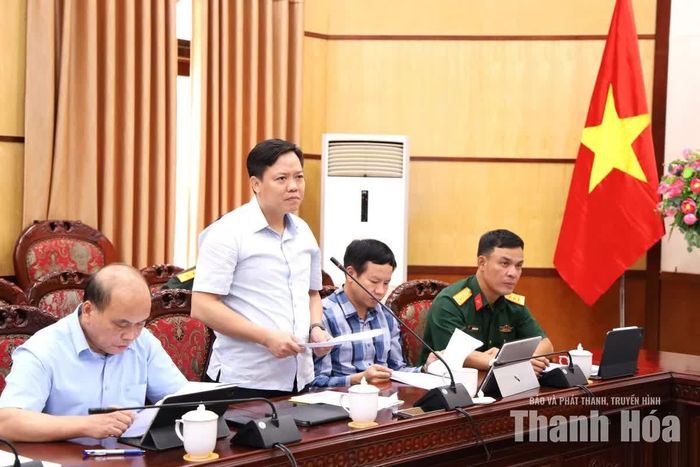 Đại diện Sở Y tế phát biểu tại hội nghị.