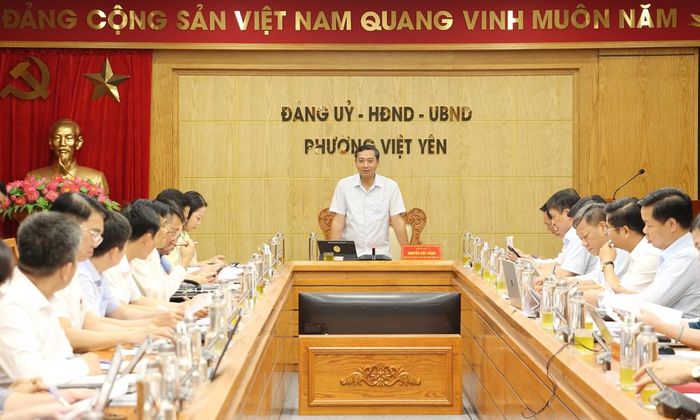  Toàn cảnh buổi làm việc. 