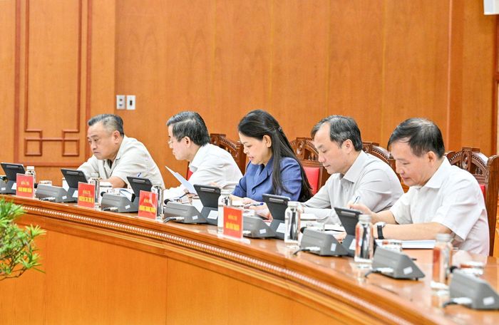 Các đại biểu tham dự cuộc họp. 