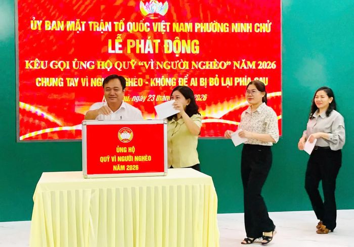 Các đại biểu tham dự lễ phát động ủng hộ Quỹ “Vì người nghèo” năm 2026.