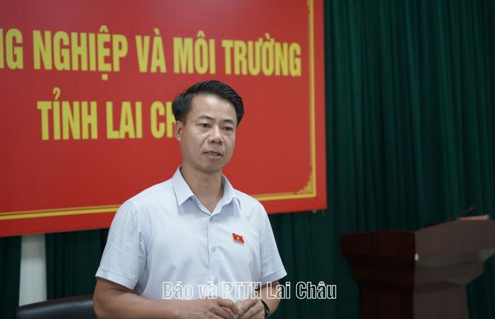 Đồng chí Hoàng Quốc Khánh - Phó Trưởng Đoàn chuyên trách Đoàn ĐBQH tỉnh, Trưởng Đoàn giám sát kết luận tại buổi giám sát.