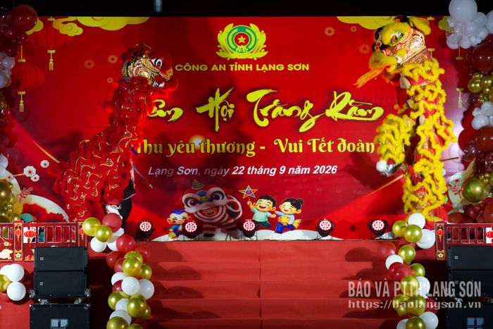 Tiết mục múa lân - sư - rồng tại chương trình