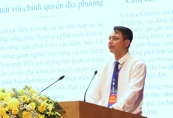 Các đại biểu tham luận tại Đại hội.