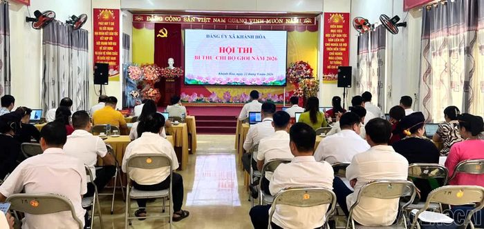 Quang cảnh hội thi.