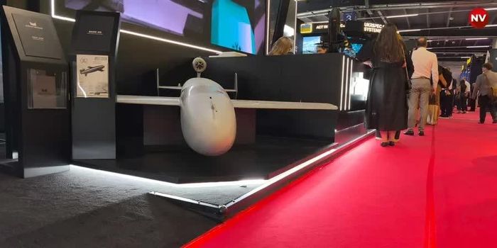 UAV Bars của Ukraine trưng bày tại triển lãm MSPO 2026 ở Ba Lan. Ảnh: NV