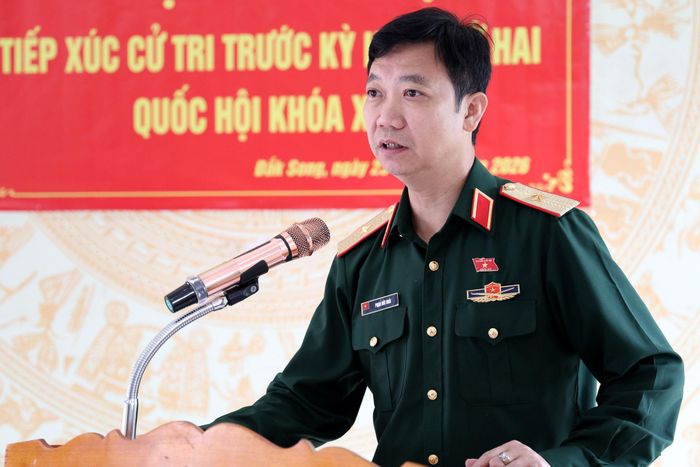 Đại biểu Phạm Đức Hoài, Ủy viên chuyên trách Ủy ban Quốc phòng, An ninh và Đối ngoại của Quốc hội thông tin kết quả của Kỳ họp không thường lệ thứ Nhất