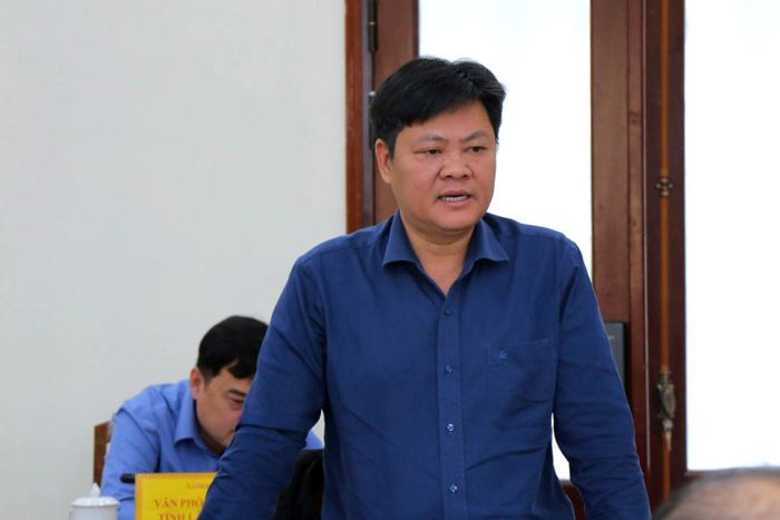 Phó Giám đốc Sở Nông nghiệp và Môi trường Vũ Xuân Quỳnh đề xuất giải pháp đẩy nhanh tiến độ thu tiền sử dụng đất