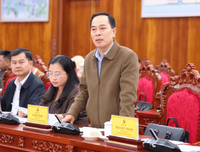 Tỉnh ủy viên, Giám đốc Báo và Phát thanh, Truyền hình Lâm Đồng Lê Huy Toàn chia sẻ về vai trò của các cơ quan báo chí, truyền thông trong công tác tuyên truyền