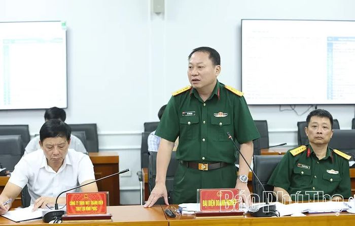 Đại diện chủ đầu tư phát biểu ý kiến tại hội nghị.