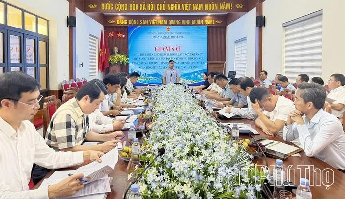 Quang cảnh buổi giám sát.