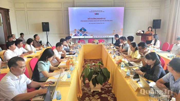 Các học viên tham gia lớp tập huấn - Ảnh: Phan Khiêm