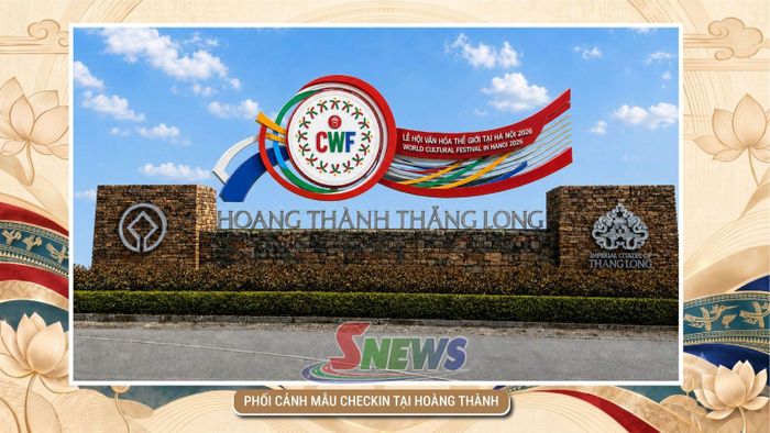 Phối cảnh mẫu check-in tại Hoàng thành